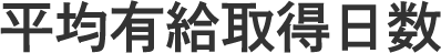 平均有給取得日数